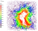 Floppy modes and non-affine deformations in random fiber networks