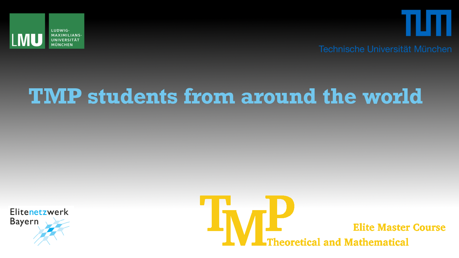 TMP Students from around the world 
